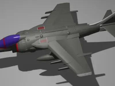 Av-8B Harrier 3D model