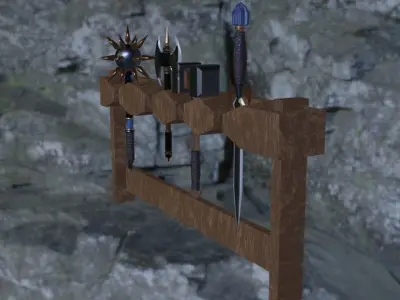 Melee Weapons 3D model