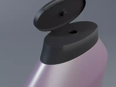 gl bottle Low-poly 3D model