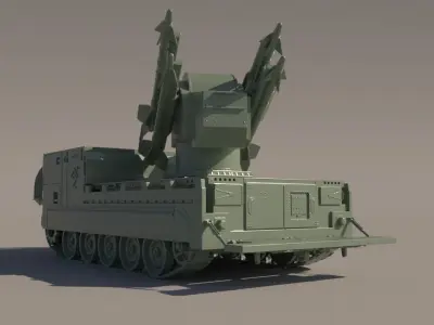 Anti aircraft M730A1 for 3D print 3D print model