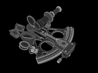 Sextant 3D model