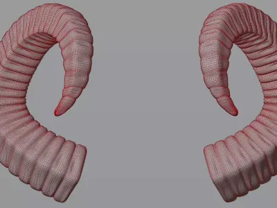 Horns 3D model