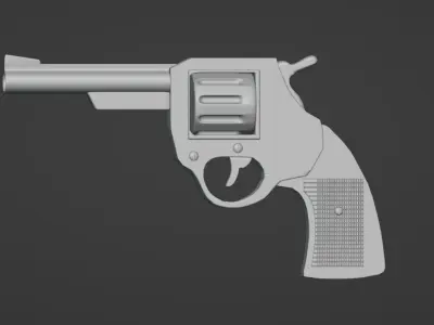 REVOLVAR LOW POLY MODEL Low-poly 3D model