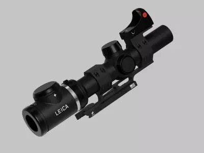 Leica Magnus I with AD Delta C Mount High Poly 3D model