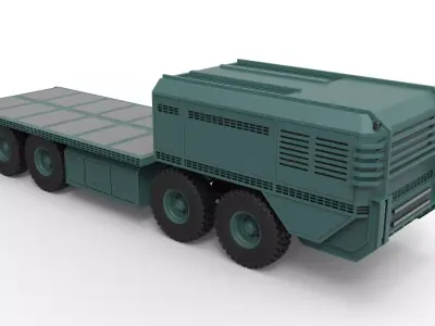 Truck container 3D model