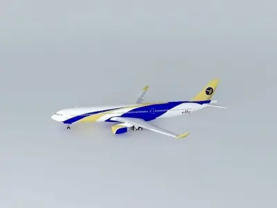 iFly Airlines Airbus A330 300 Free 3D model