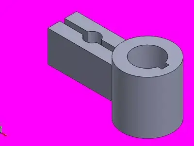 solidtutorial015 metal part Free 3D model