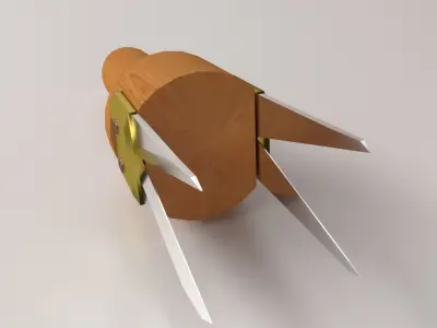 Partial Bark Cutter 3D model