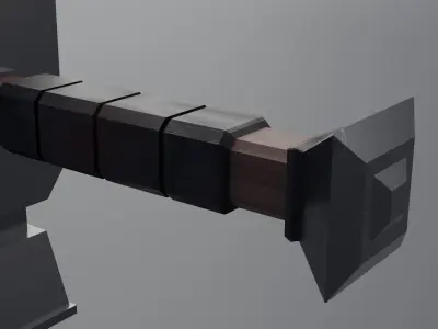 Hammer Low-poly 3D model 42