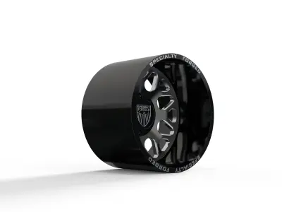 REAR SPECIALITY FORGED D009 WHEEL 3D MODEL 3D model