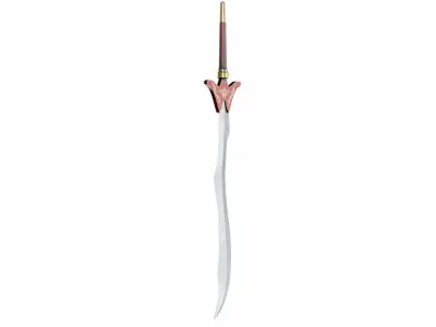 Sword 18 Low-poly 3D model