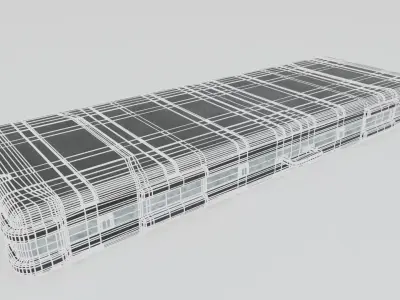 Large Hard Shell Equipment Case Low-poly 3D model