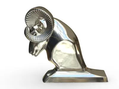 ram logo 3D model by 3dlogoman