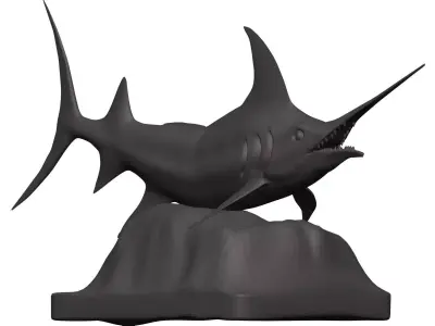 Marlin 3D model purchase