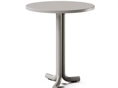 Noo Ma Table and Kooij Chubby Chair 3D model
