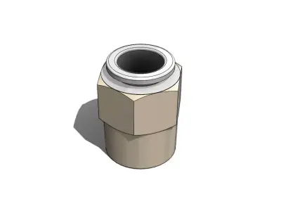 Conexao Rapida SMC KQ2H10 03AS Quick Connection 3D model