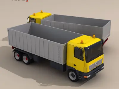 Constructions truck 3D model