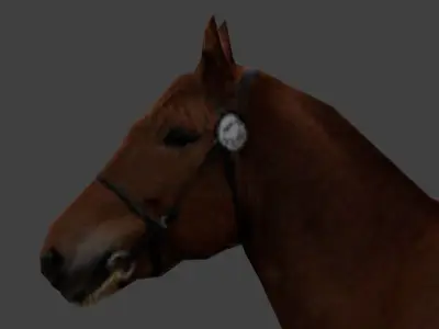 Horse Low poly Low-poly 3D model purchase