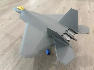 F 22 Raptor in two scales 3D print model purchase