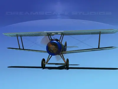 Sopwith Camel 3D model V7