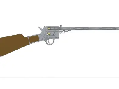 Mauser Zig-Zag carbine 3D model