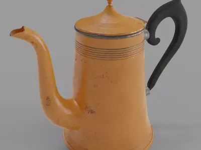 Vintage Coffee Pot 001 3D model