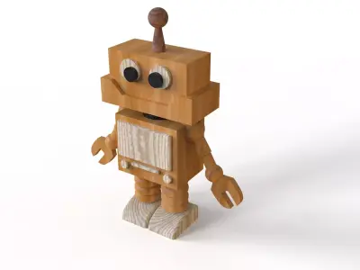 toy robot 3D model 3