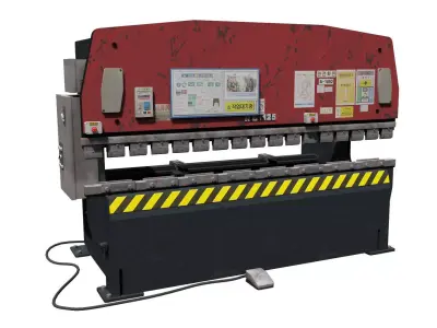 Bending machine - RG125 3D model