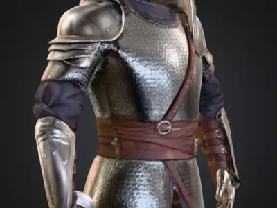 Knights Armor Ensemble Free low-poly 3D model