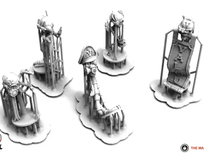 Valour Korps - Skull Bots 3D print model