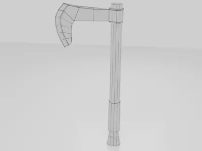 viking Battle Axe 3D model