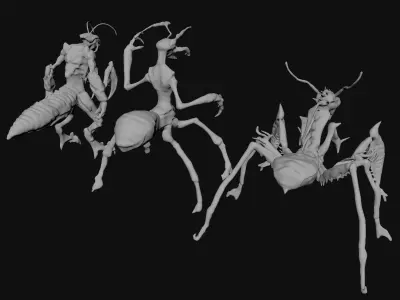 Creature Monsters 3D model