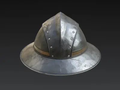 Guard Helmet Low-poly 3D model