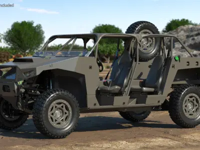 Ultra Light Combat Vehicle 3D model