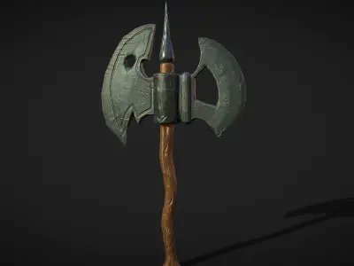 Axe model free Free low-poly 3D model