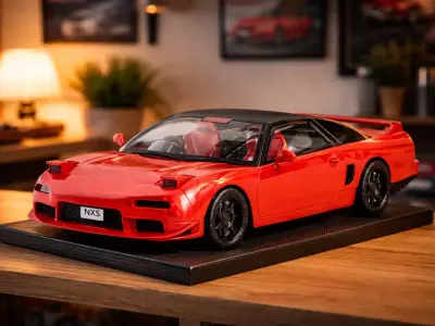 Modern Sports Car 3D Model 3D model