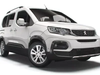 Peugeot Rifter 2020 3D model