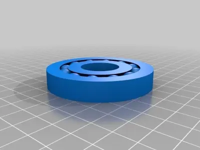 Parametric ball bearings Free 3D print model