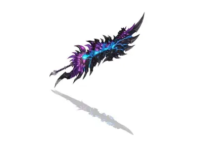 Infernal Greatsword Low-poly 3D model