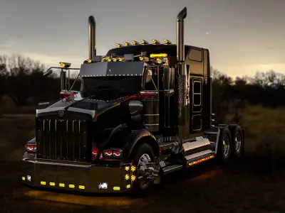 Kenworth T800 American Style JD 3D model