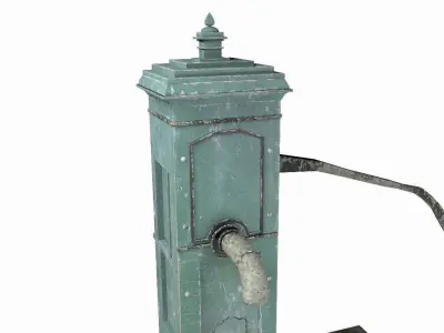 Victorian Hand Water Pump  3D model