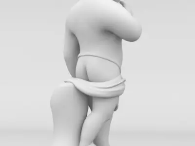 Child Sculpture 3D model 3D print model