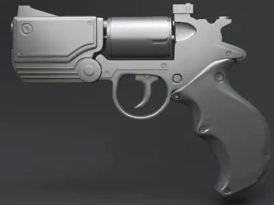 Weapon death gun in overwatch 3D model