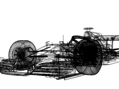 Ferrari SF-90 MISSIONWINNOW 3D MODEL Low-poly 3D model