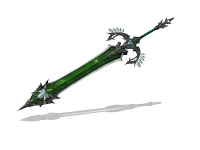 Royal Guard Heavy Sword Low-poly 3D model