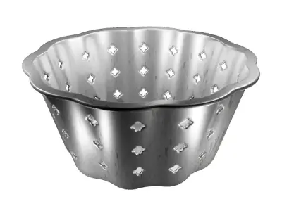 Classic Aluminium Tray 3D model