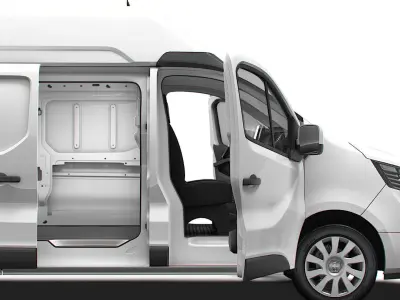 Renault Trafic Van L2H2 HQInterior 2024 3D model