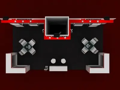 SG Exhibition Stand 3D model