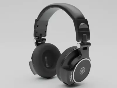 HeadPhone Low-poly 3D model