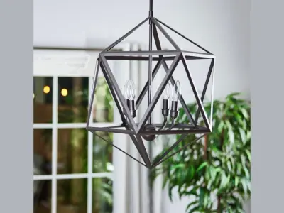 Industrial Pendant Light 3D model